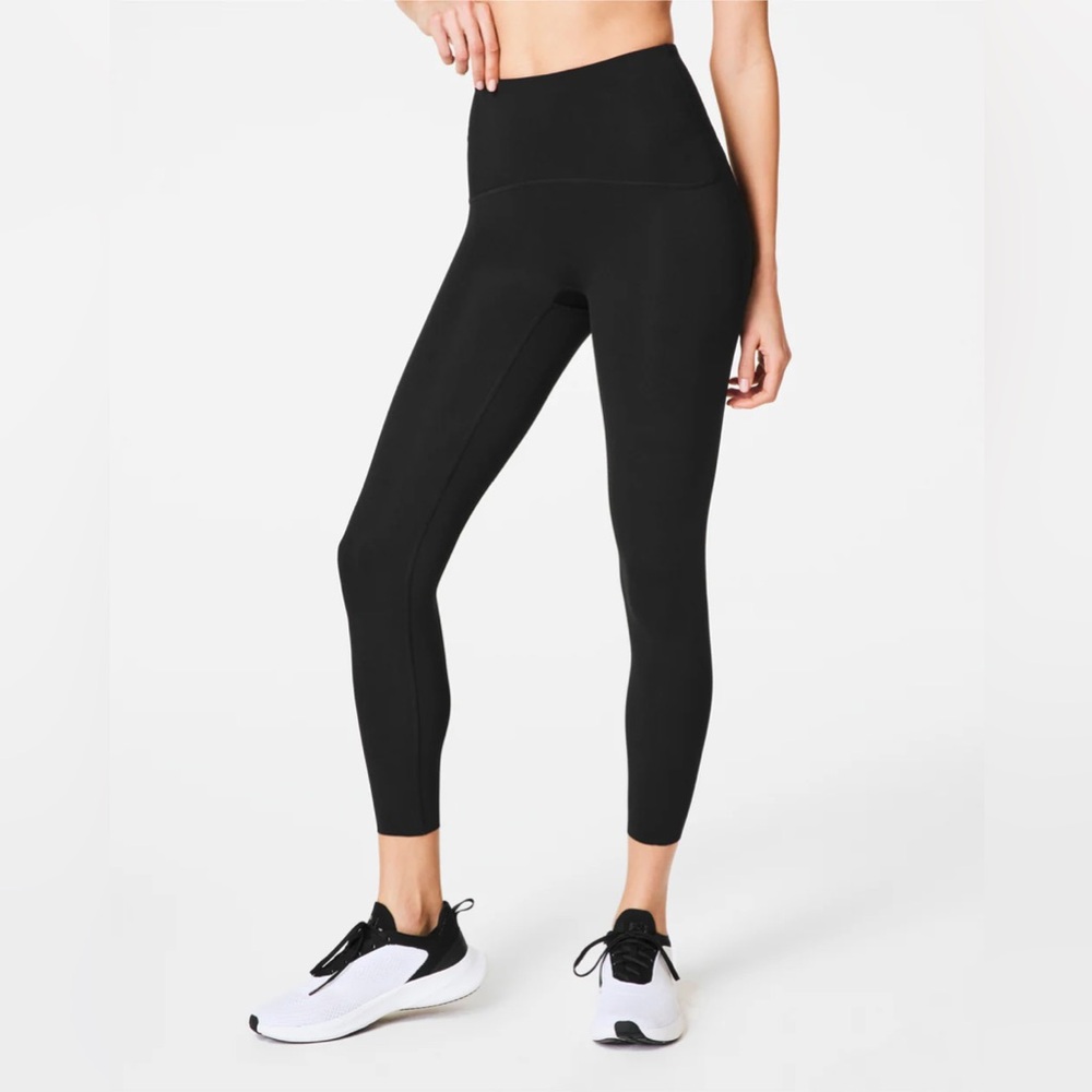 High-Waisted Black Leggings